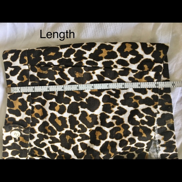 Wild but dressy animal print shorts. - Picture 6 of 8